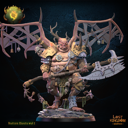 Demon Prince of Disease | Rotten Hosts | Lost Kingdom Miniatures | Kings of War | Tabletop