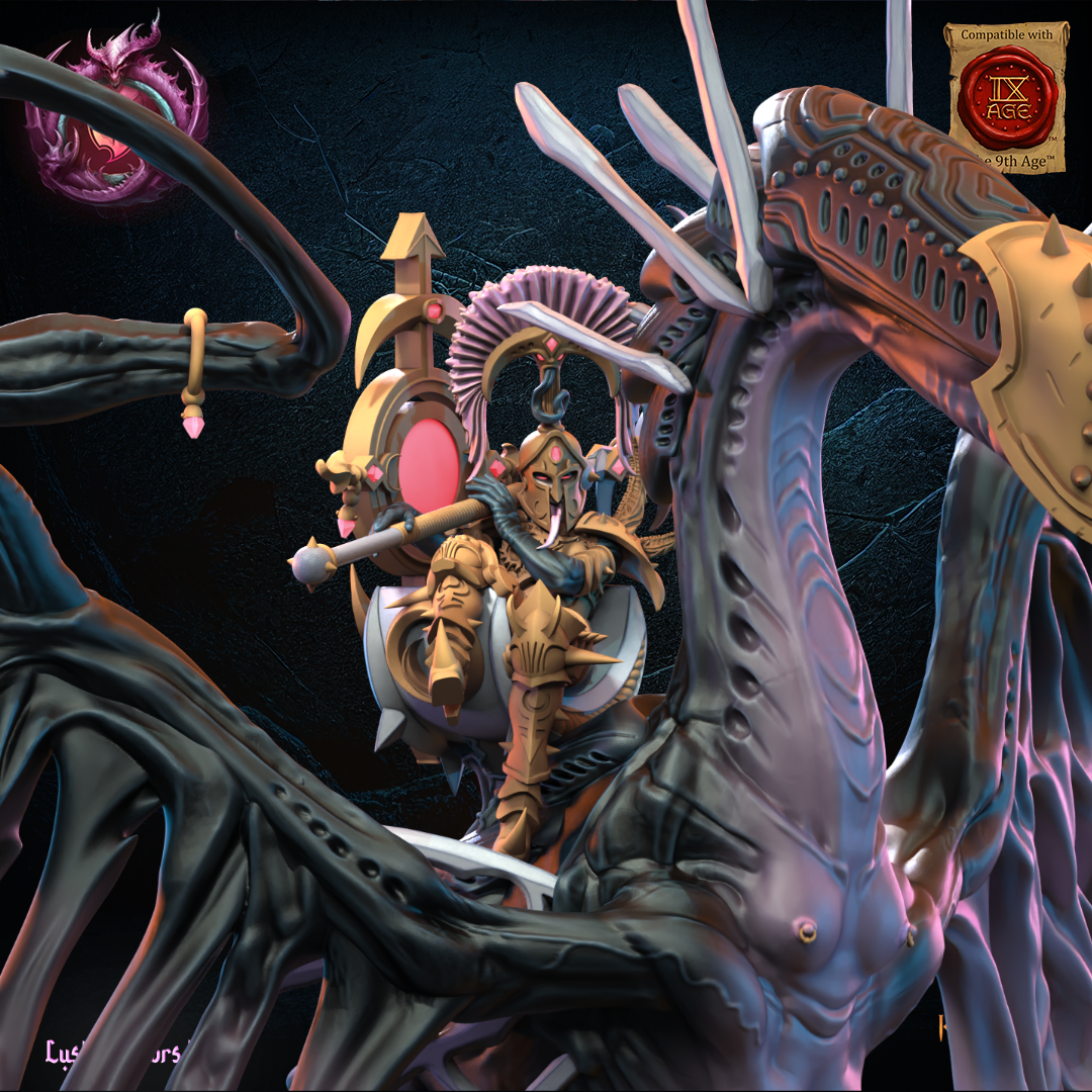 Skye - Lust Chosen on Depraved Dragon | Sons of Depravation | Lost Kingdom Miniatures