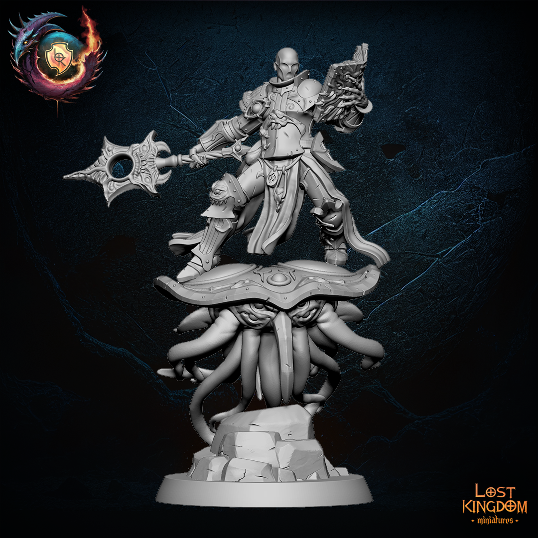 Chaos Magus on Demon Disk | Several Model Variants | Transfiguration Forces | Lost Kingdom Miniatures | Kings of War | Tabletop
