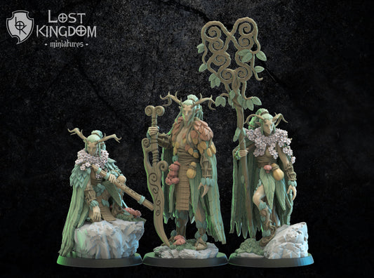 Fumetsu Guard Command Group | Mori / Wood Elves | Lost Kingdom Miniatures