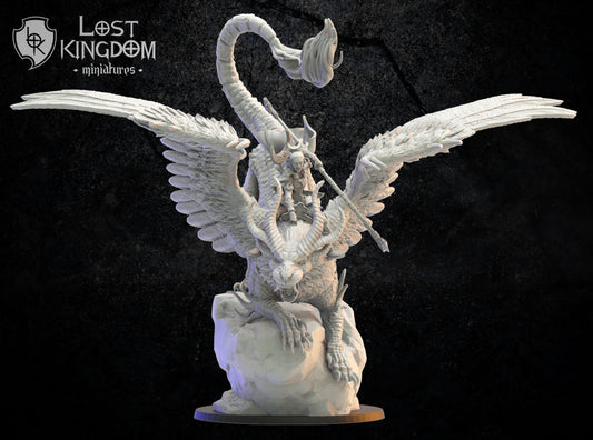 Mihikso, Beastmaster on Qiong Qi | Night Elves / Dark Elves | Lost Kingdom Miniatures | Tabletop Gaming | Pathfinder