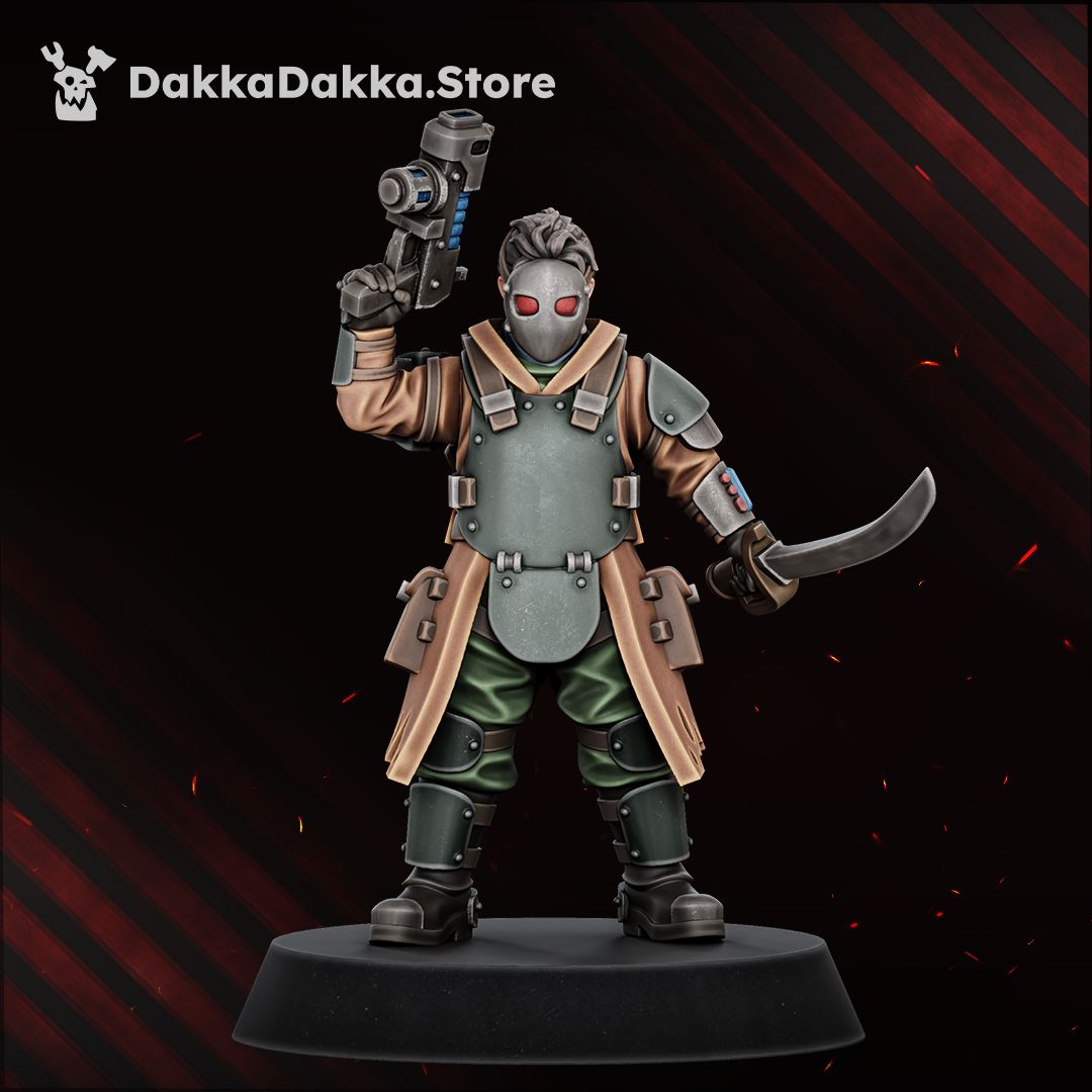 Alcat Rats Heavy Infantry painted trooper on patrol
