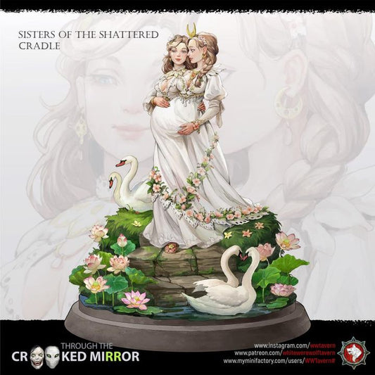 Sisters of the Shattered Cradle - Bust | Through the Crooked Mirror | White Werewolf Tavern