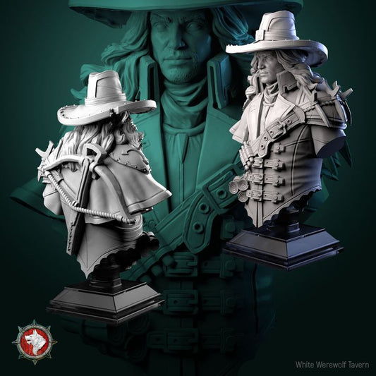 Vampire Hunter Gabriel - Bust | White Werewolf Tavern