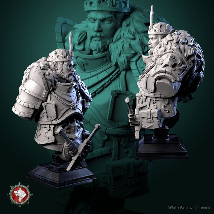 King Eonkar - Bust | Iron King | White Werewolf Tavern