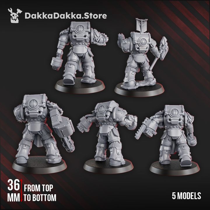 Ignisaurus Clan Destroyers Squad | Space Knights | Dakka Dakka