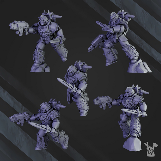 Storm Squad with Jetpacks | White Megalodon Clan | Dakka Dakka