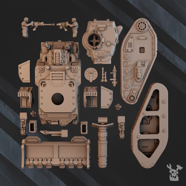 Battle Tank "Lethal Rage" LR-6 | Imperial Humans | Dakka Dakka