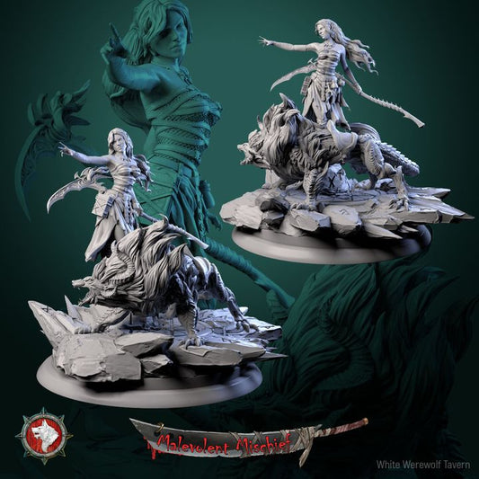 Alberta the Soulflayer - Diorama | Malevolent Mischief | White Werewolf Tavern