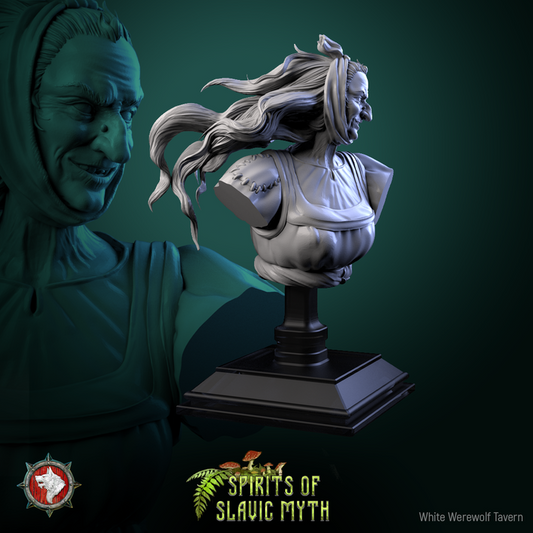 Baba Yaga - Bust | Spirits of Slavic Myth | White Werewolf Tavern