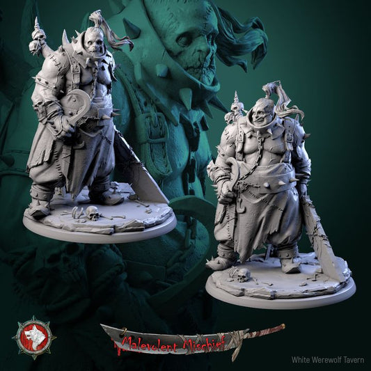 Bonesmith - heroic miniature | Malevolent Mischief | 75 mm scaled model | White Werewolf Tavern