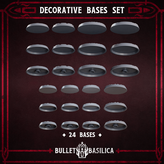 Decorative Bases Set | Disciple of Tet’o | Bullet Basilica