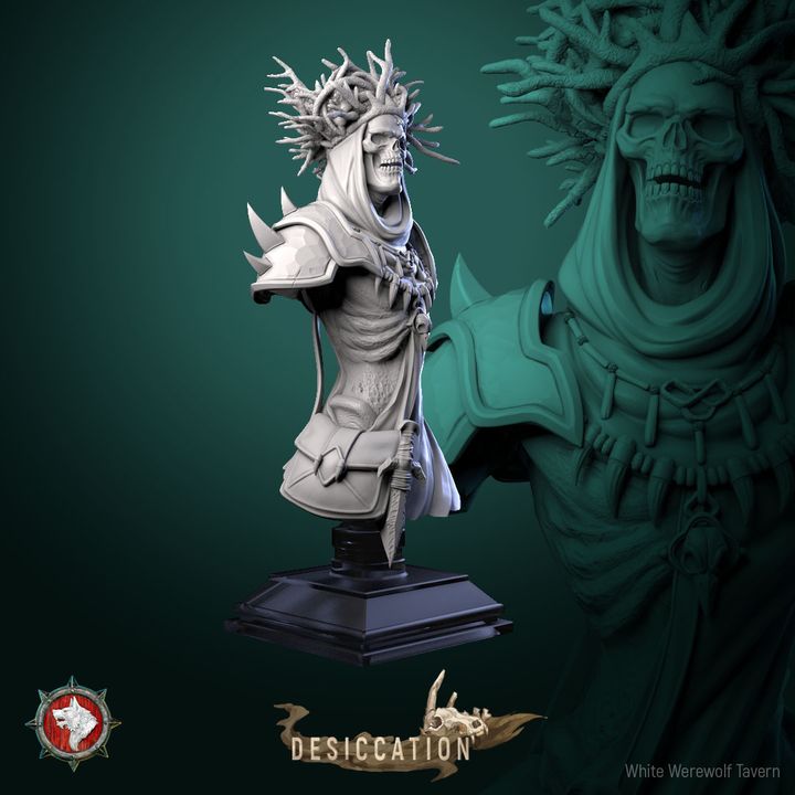 Dry Lich - Bust | Desiccation | White Werewolf Tavern