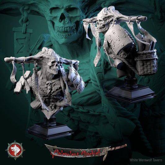 Grimblade Revenant - Bust | Malevolent Mischief | White Werewolf Tavern