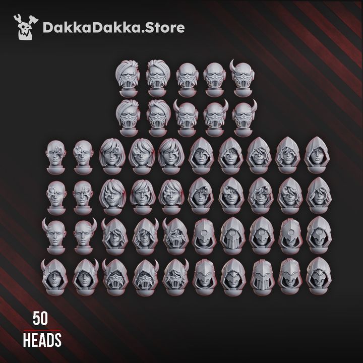 Bits - Unholy Space Coven Heads | Unholy Space Coven | Dakka Dakka