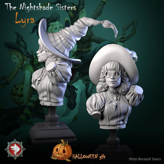 The Nightshade Sister Lyra - Bust | Halloween | White Werewolf Tavern