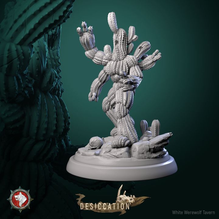 Saguaro Sentinel Cactus Golem | Desiccation | White Werewolf Tavern