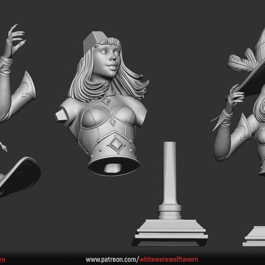 Witch - Bust | Halloween | White Werewolf Tavern