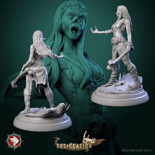 Zombie Barbarian Female | Desiccation | White Werewolf Tavern