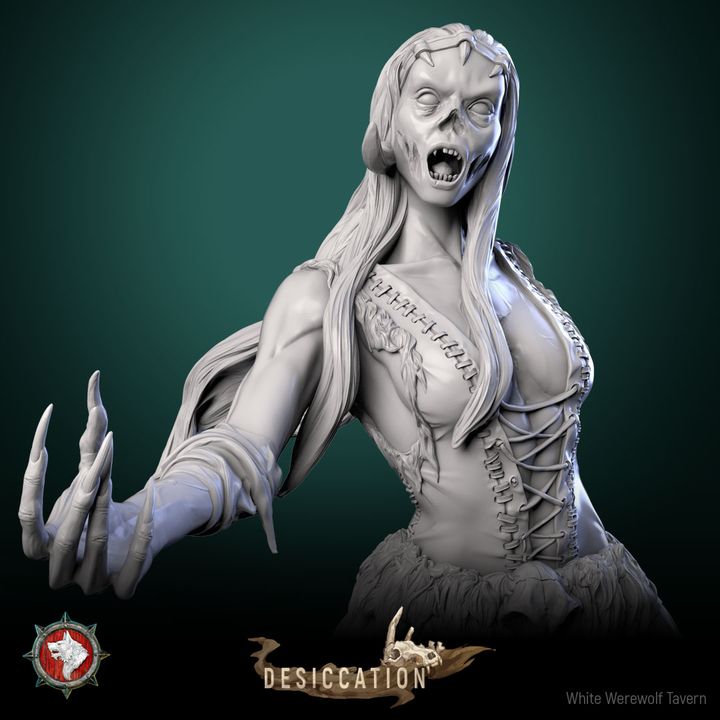 Zombie Barbarian Female | Desiccation | White Werewolf Tavern