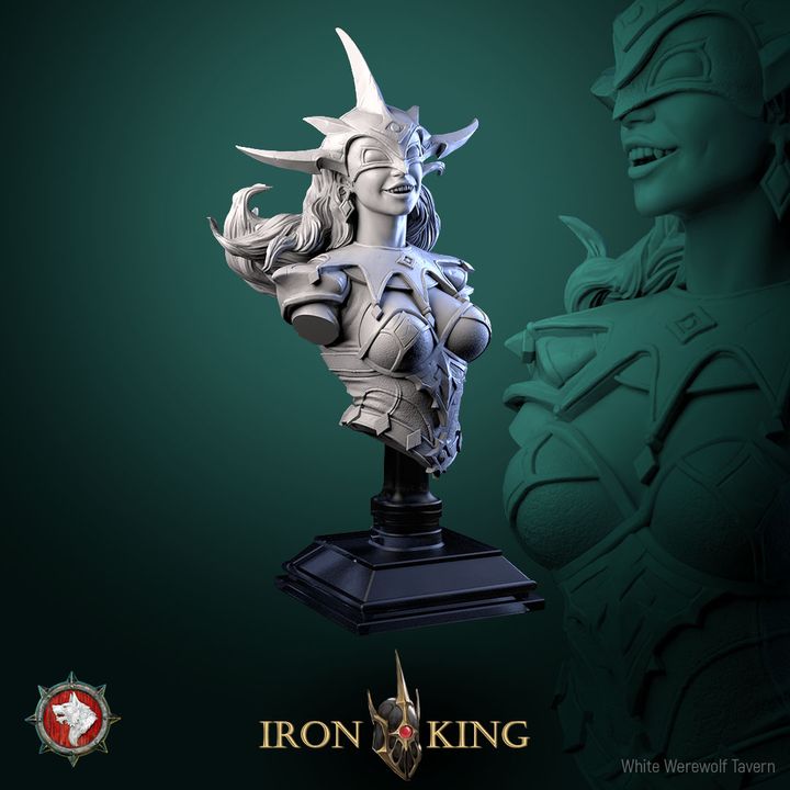 Zu Iron Lady - Bust | Iron King | White Werewolf Tavern
