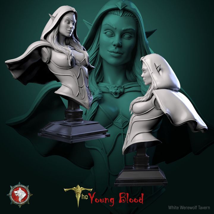 Faeloria The Flame - Bust | The Young Blood | White Werewolf Tavern