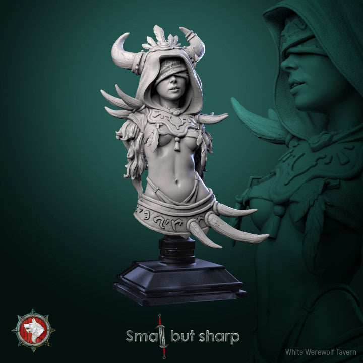 Halfling Sorcerer - Bust | Small But Sharp | White Werewolf Tavern