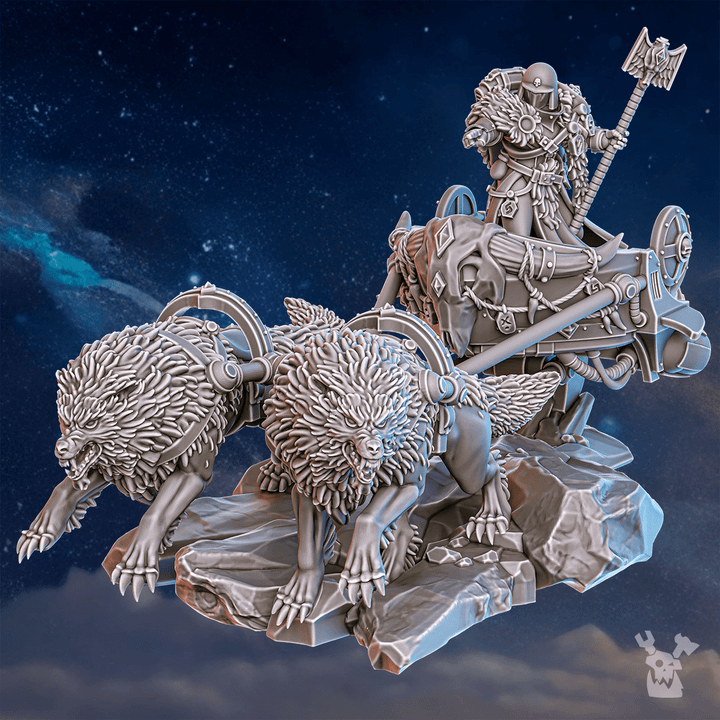 Jarl Arna on Stormchariot | Stormpride Sisters | Dakka Dakka