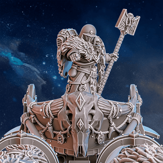 Jarl Arna on Stormchariot | Stormpride Sisters | Dakka Dakka