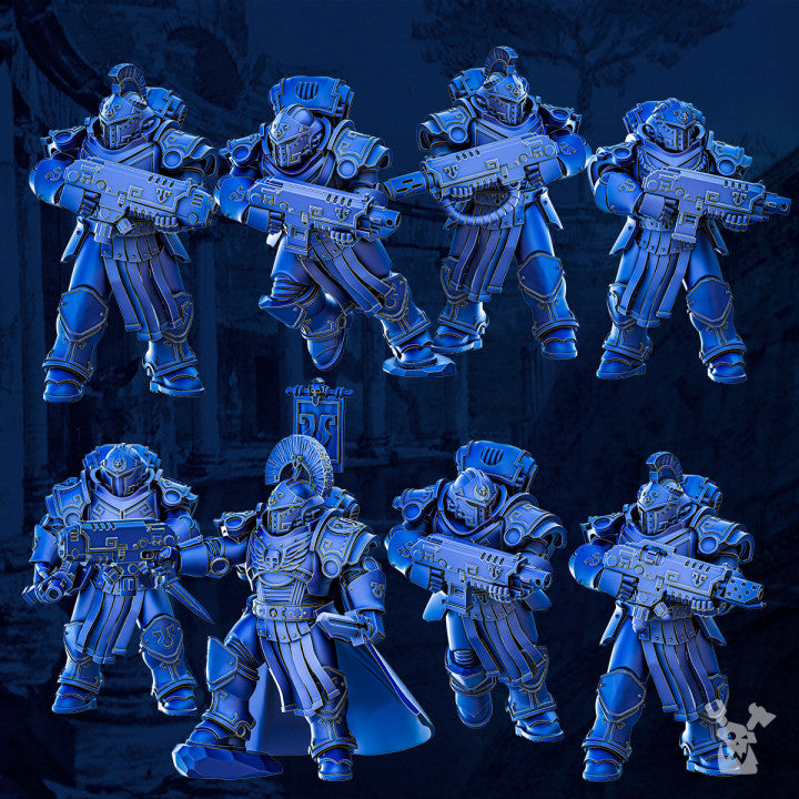 Princeps Cohorte Squad with rifles | Legio Prima Victrix | Dakka Dakka