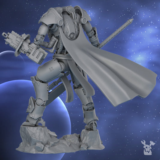 Commander "Scythe" In Exosuit | Silver Moon Daughters | Dakka Dakka