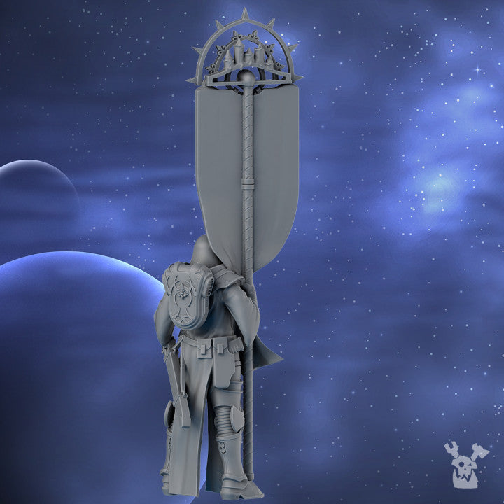 Standard Bearer of the Moon Saint | Silver Moon Daughters | Dakka Dakka