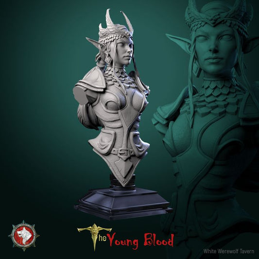 Ysselara Stone Heart - Bust | The Young Blood | White Werewolf Tavern