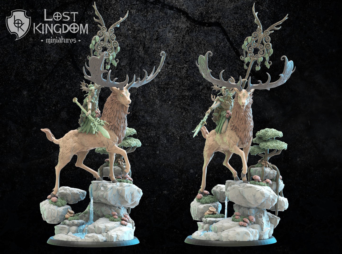 Youta, Shika Rider Hero | Mori / Wood Elves | Lost Kingdom Miniatures