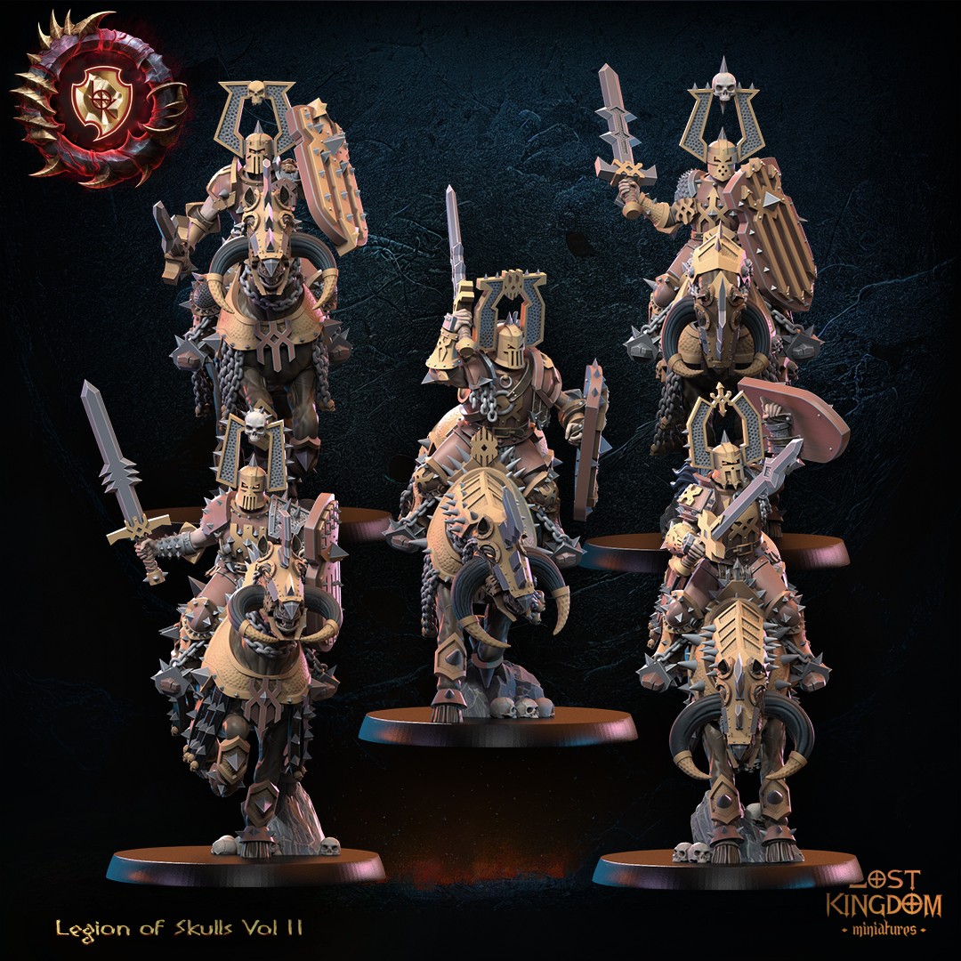 Skull Knights Regiment | Legion of Skulls | Lost Kingdom Miniatures