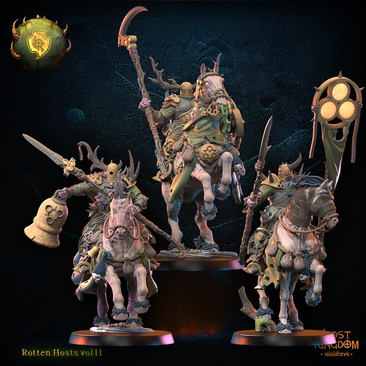 Chaotic Diseased Knights Regiment | Rotten Hosts |  Lost Kingdom Miniatures