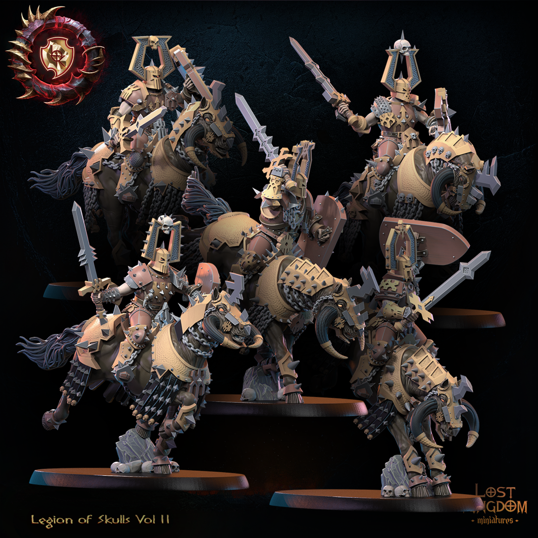Skull Knights Regiment | Legion of Skulls | Lost Kingdom Miniatures