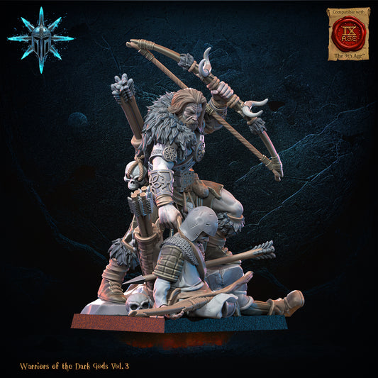 Barbarian Chief with Bow | Warriors of the Dark Gods | Lost Kingdom Miniatures