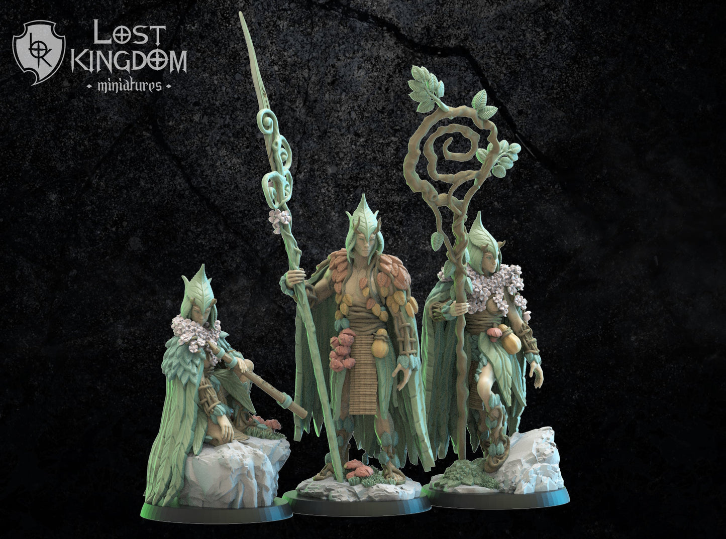 Mugen Guard Command Group | Mori / Wood Elves | Lost Kingdom Miniatures