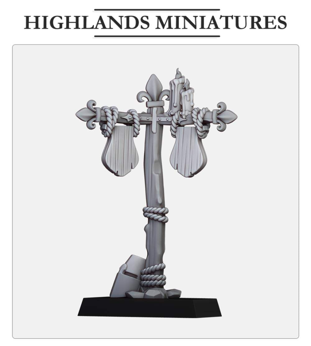 Gallia Filler - Small Medieval Post | Gallia, the Medieval Kingdom | Highlands Miniatures