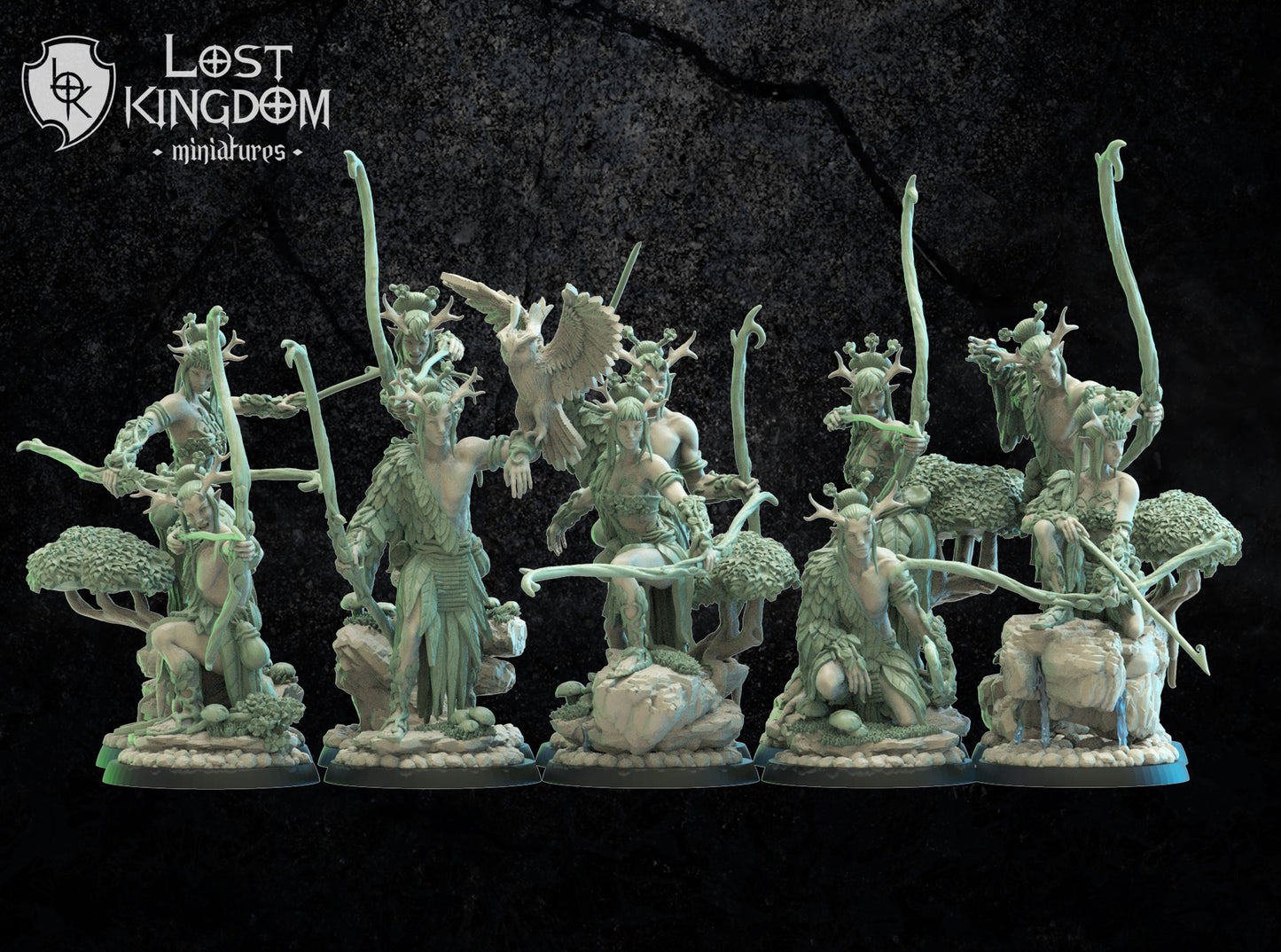 Sakura Archers | Mori / Wood Elves | Lost Kingdom Miniatures