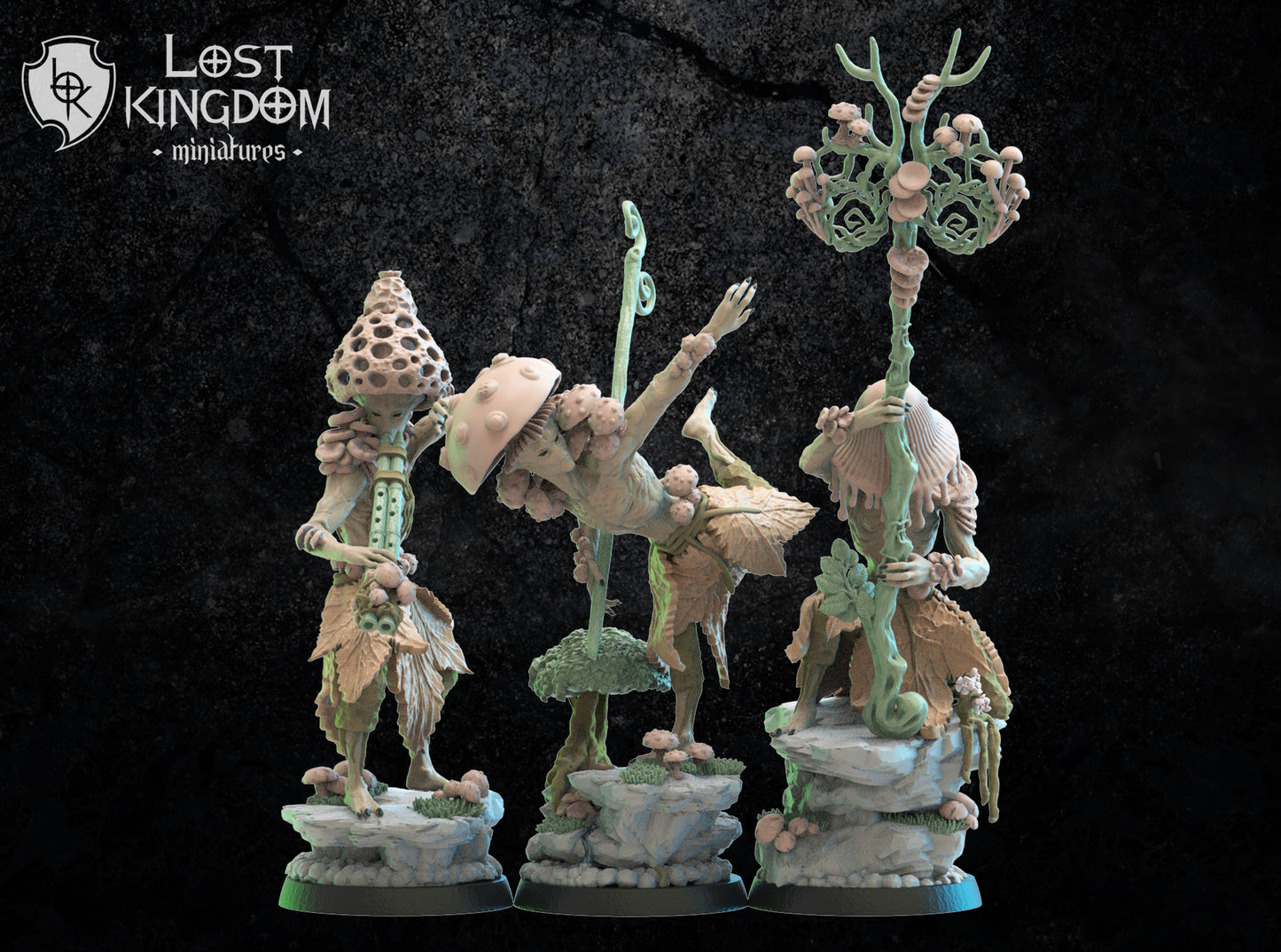 Shaolin Kodamas | Mori / Wood Elves | Lost Kingdom Miniatures