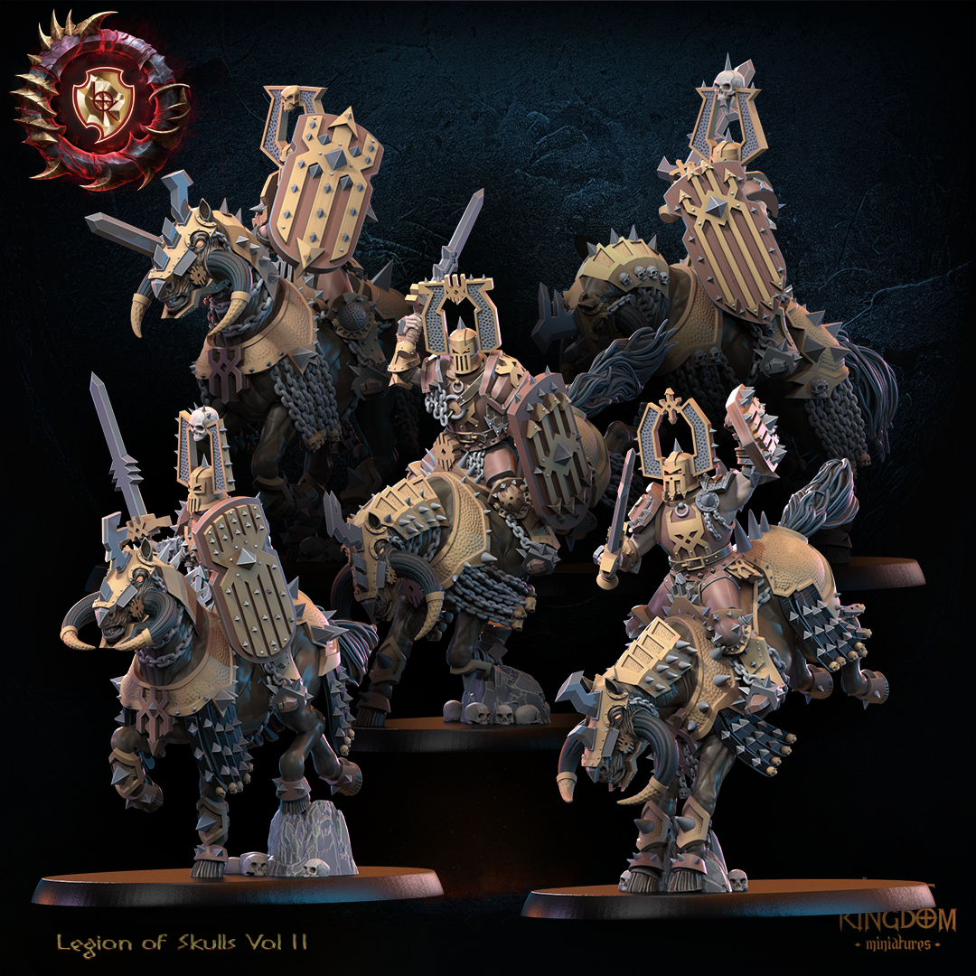 Skull Knights Regiment | Legion of Skulls | Lost Kingdom Miniatures