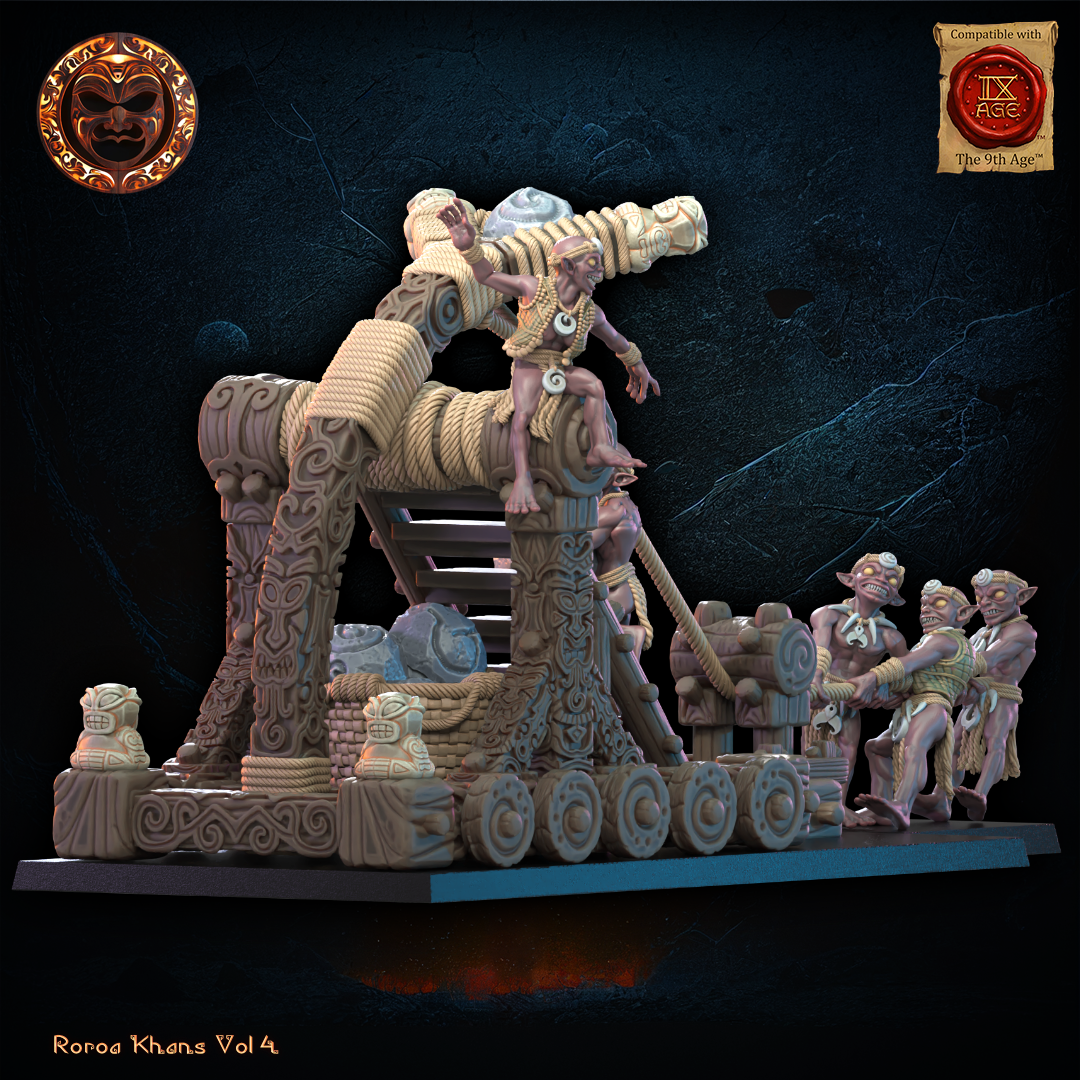 Yarablin Catapult | Roroa Khans | Lost Kingdom Miniatures