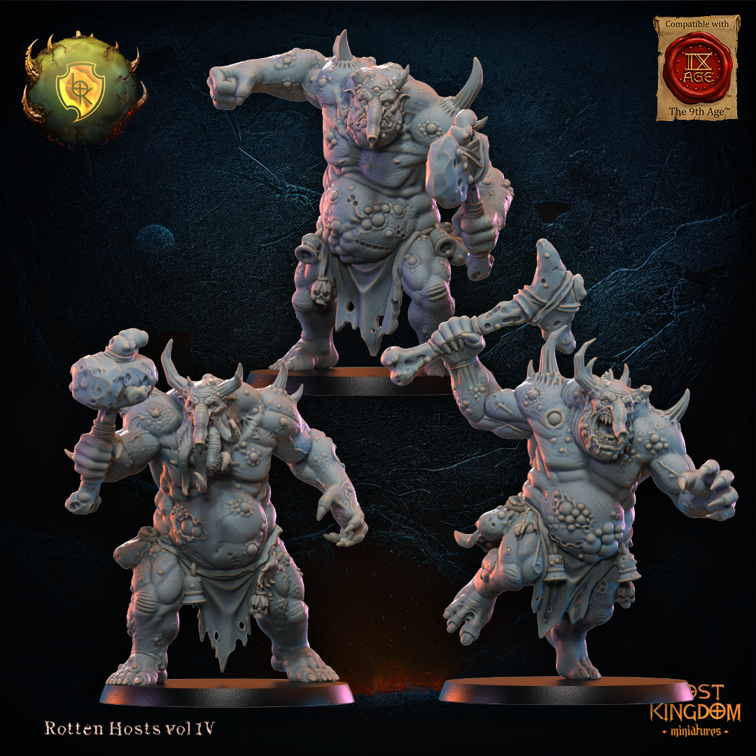 Noxious Trolls | Rotten Hosts | Lost Kingdom Miniatures