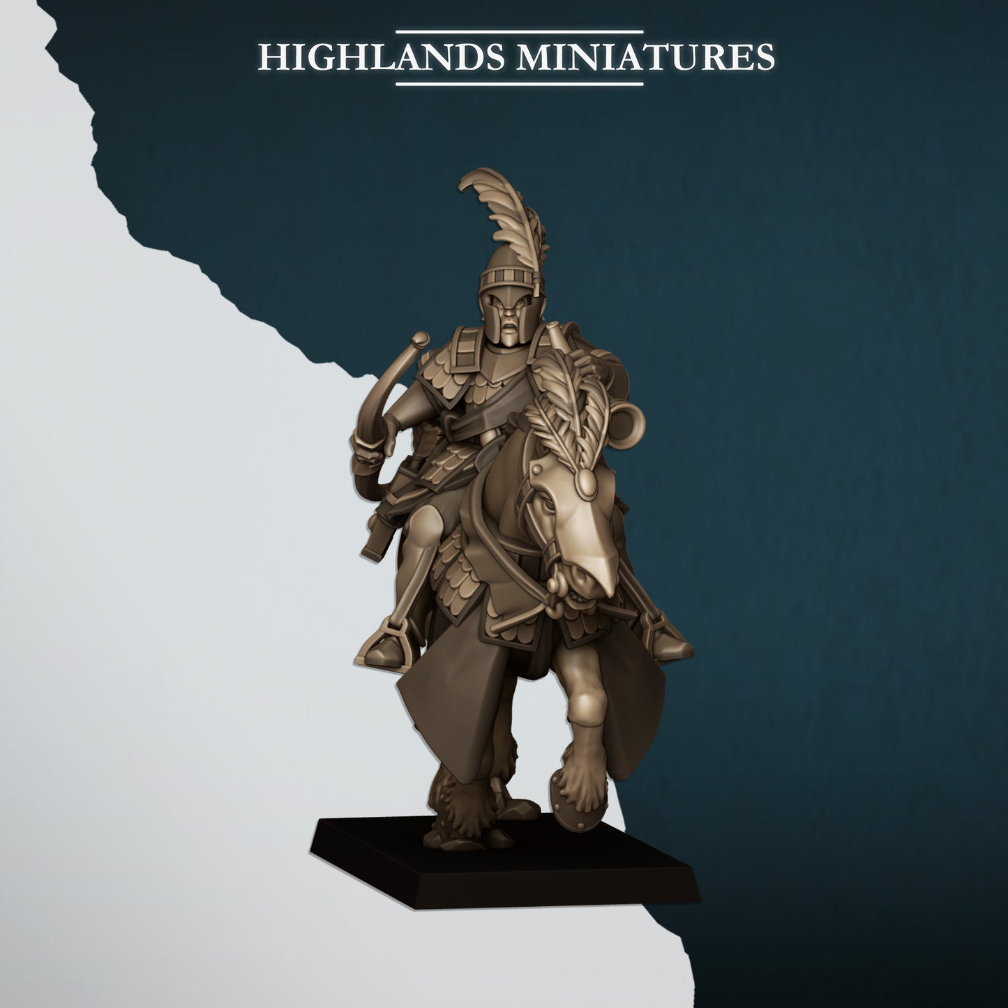 Aegean Elves Sea Hippeis Command Group | Highlands Miniatures