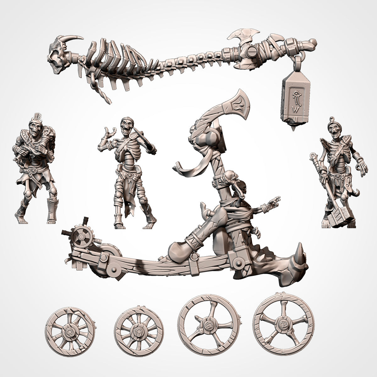 Bone Catapult | Txarli Factory | Armies of the Sands | Kings of War | Tabletop