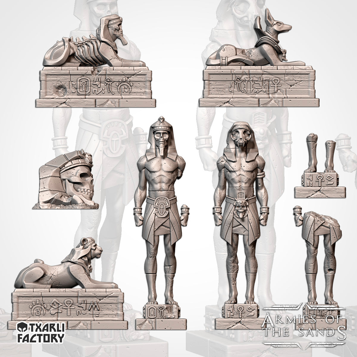 Egyptian Unit Fillers | Armies of the Sands | Txarli Factory  |