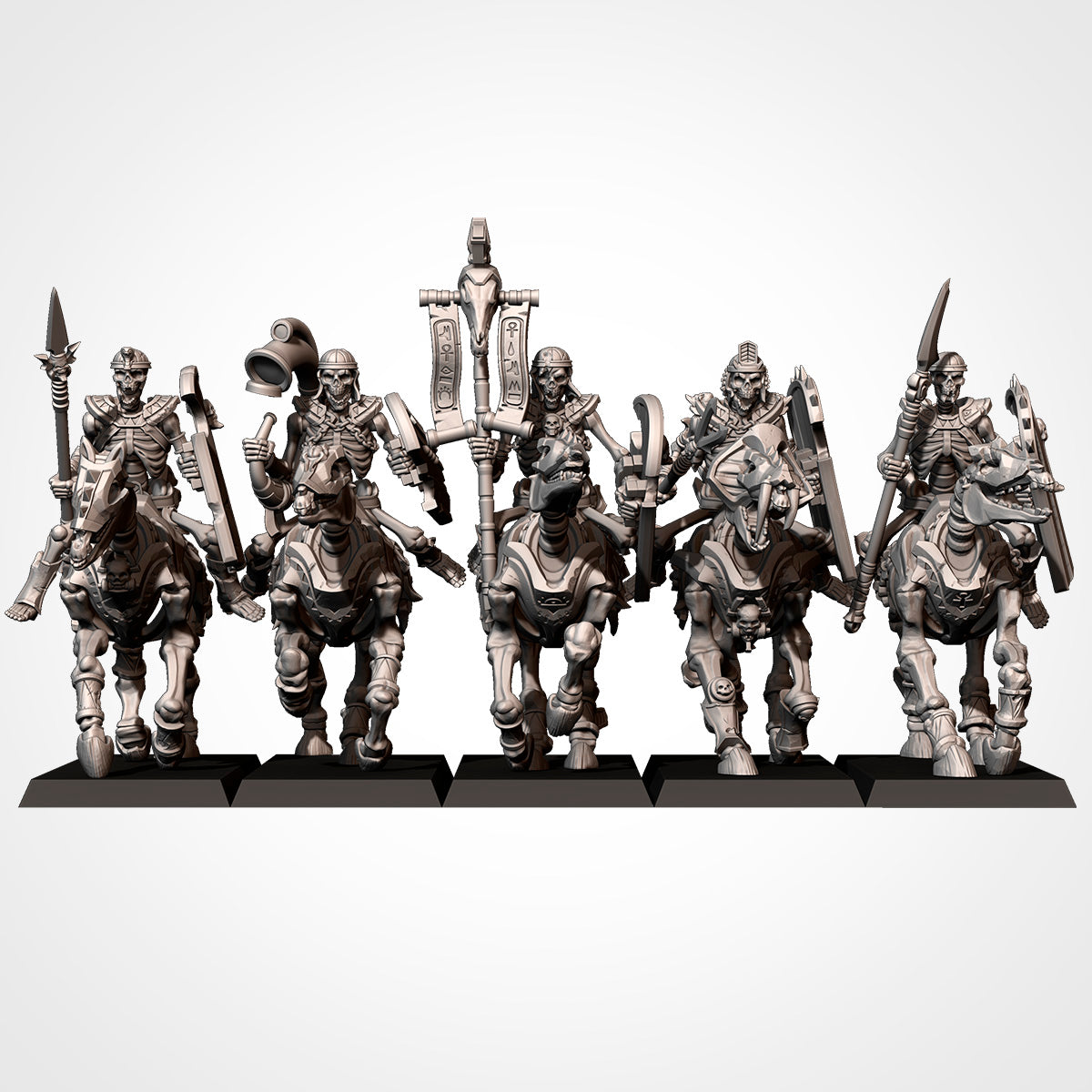 Skeletal Heavy Cavalry | Txarli Factory | Armies of the Sands