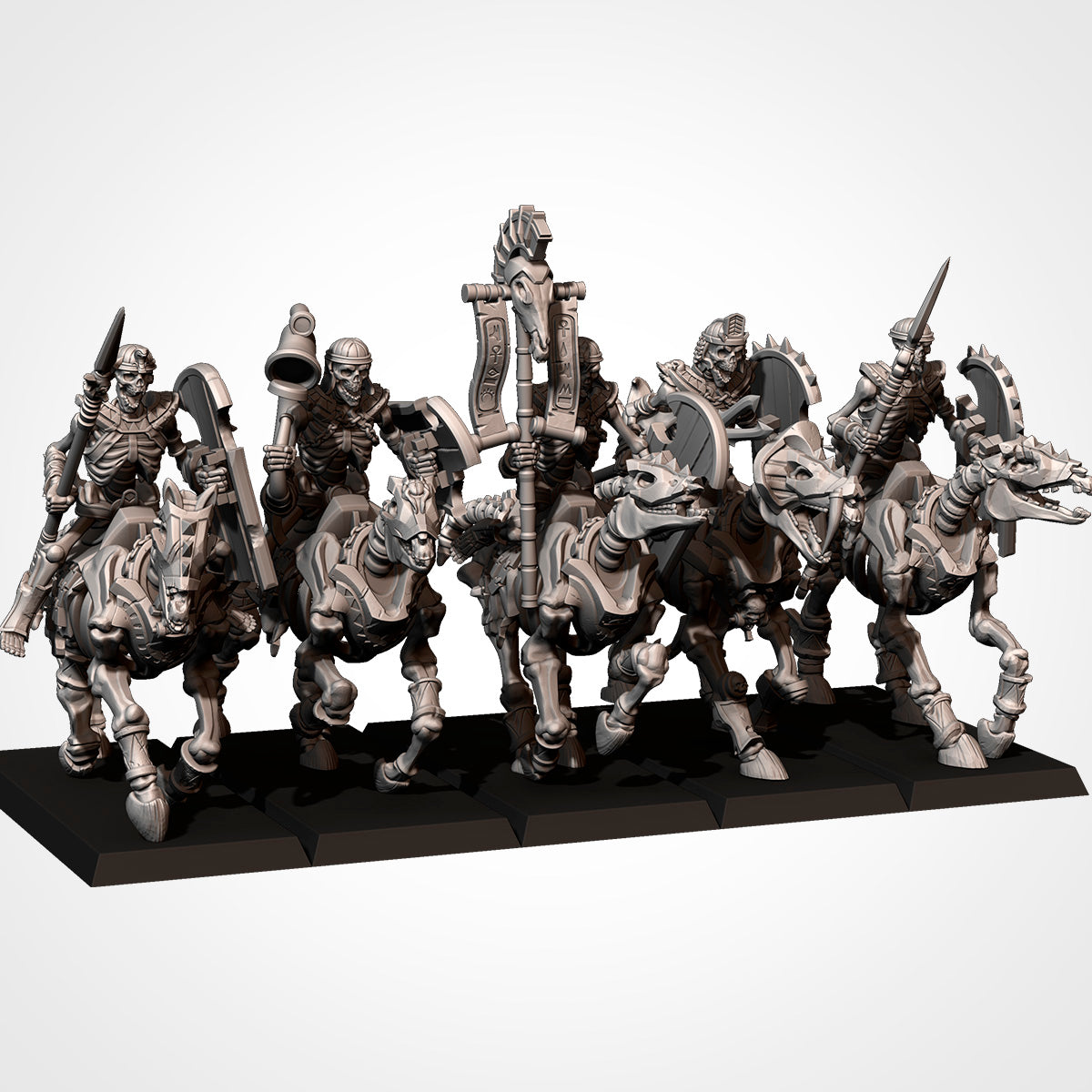 Skeletal Heavy Cavalry | Txarli Factory | Armies of the Sands
